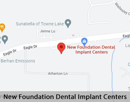 Map image for Dental Office in Woodstock, GA